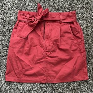 NWT Loft Paper Bag Skirt with Detachable Belt, Size 6